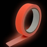 Orange Gaffer Tape Black Light UV Reactive Tape for Glow in the Dark Party Stage Tape 5 Pcs/Set