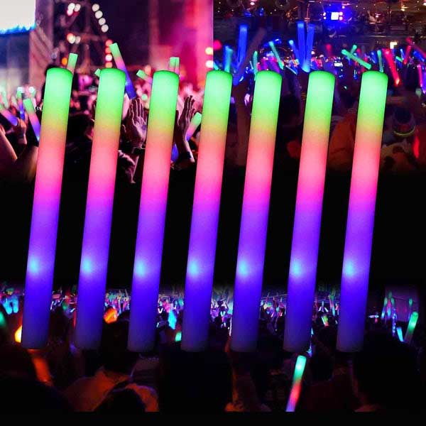 SEEROOTOYS, Party Supplies, Seerootoys Light Up Foam Sticks 2 Pcs Led  Foam Sticks Glow Party Concert Event