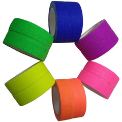 Orange Gaffer Tape Black Light UV Reactive Tape for Glow in the Dark Party Stage Tape 5 Pcs/Set