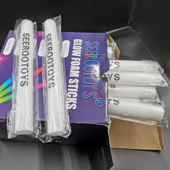 20 PCS Styrofoam Led Light Up Foam Sticks Pack, Holiday Wedding Glow Sticks For Wedding Send Off, Sports Event