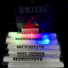 20 PCS Styrofoam Led Light Up Foam Sticks Pack, Holiday Wedding Glow Sticks For Wedding Send Off, Sports Event