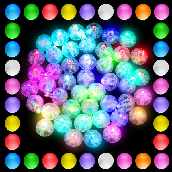 thumbnail image 2 of 120-Pack Multicolor LED Balloon Lights - Mini Round Lights For Birthday, Wedding, Party Decor 2 of 11