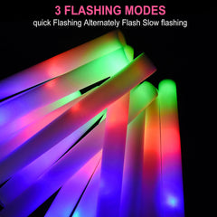 foam glow sticks wedding