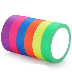 Pink Reflective Tape Glow In The Dark Tape Luminous Tape For Glow In The Dark Party 5 Pcs/Set