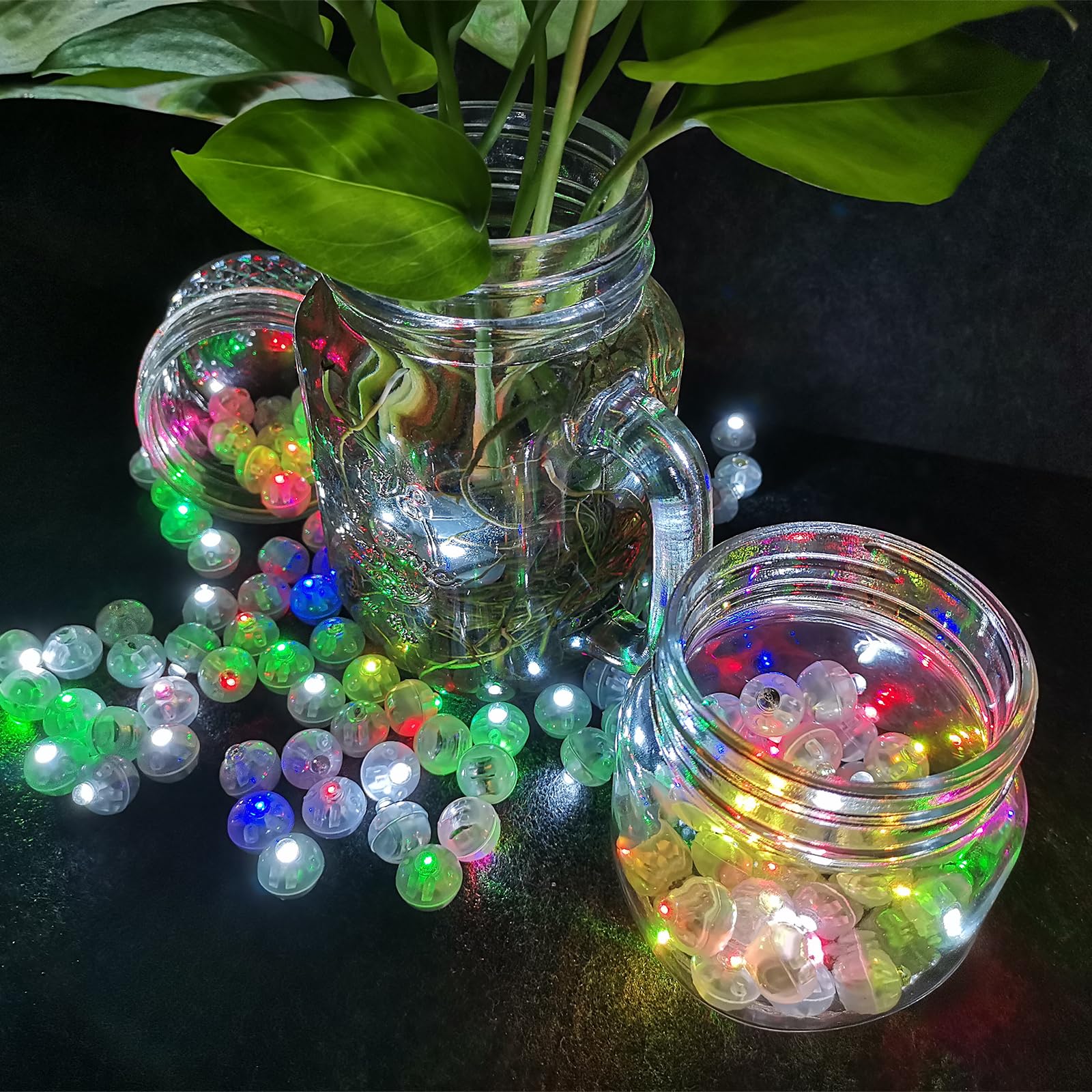 Tiny Led Rings Warm White Mini Led Lights, Waterproof Round Tiny Led Light for Party ...
